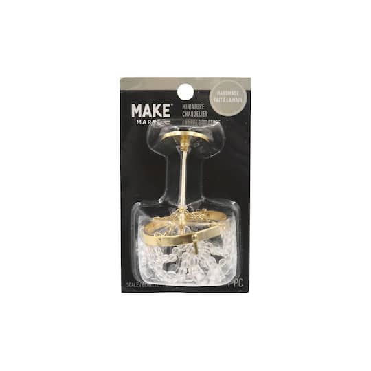 Miniature Gold Chandelier by Make Market
